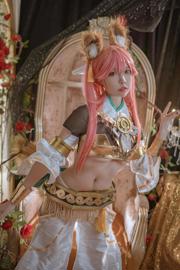 [Cosplay Photo] Popular Coser Nizo Nisa - Tamamo ex Myth Dress