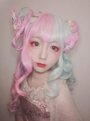 [COS 복지] 애니메이션 블로거 Xianyin sic - 로리타 스트로베리 민트 아이스크림