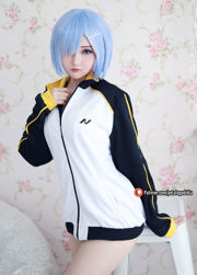 [Ảnh COSER của người nổi tiếng trên Internet] Miss Coser Potato Godzilla - Rem In Subaru Jacket