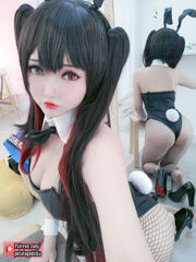 [COS Welfare] Senhorita Coser Potato Godzilla - Kurumi Tokisaki Bunny Girl