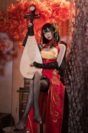 [Foto de Net Red COSER] Foto de Xiyuan Temple Nange - Dafeng Cheongsam